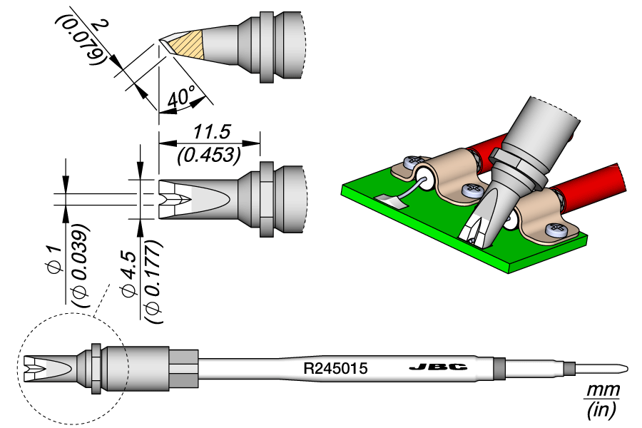 R245015 - Barrel Cartridge Ø 1